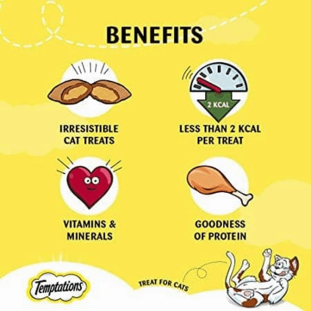 Me O Creamy Crab and Temptations Tempting Tuna Flavor Cat Treats Combo