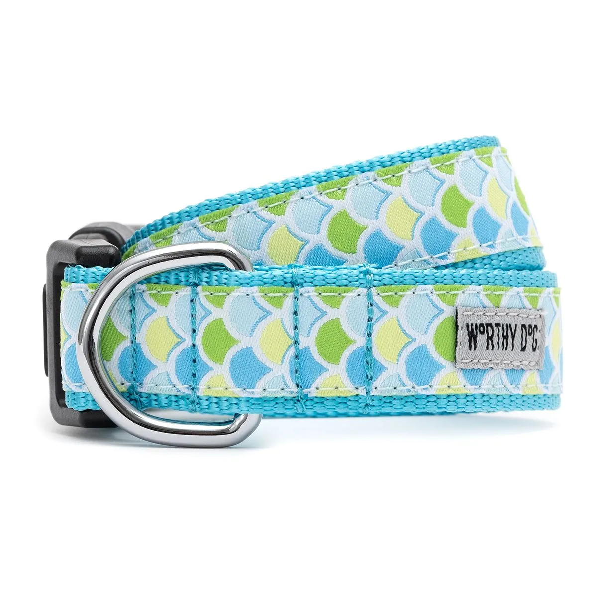 Mermaid Dog Collar Blue