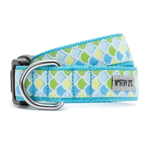 Mermaid Dog Collar Blue