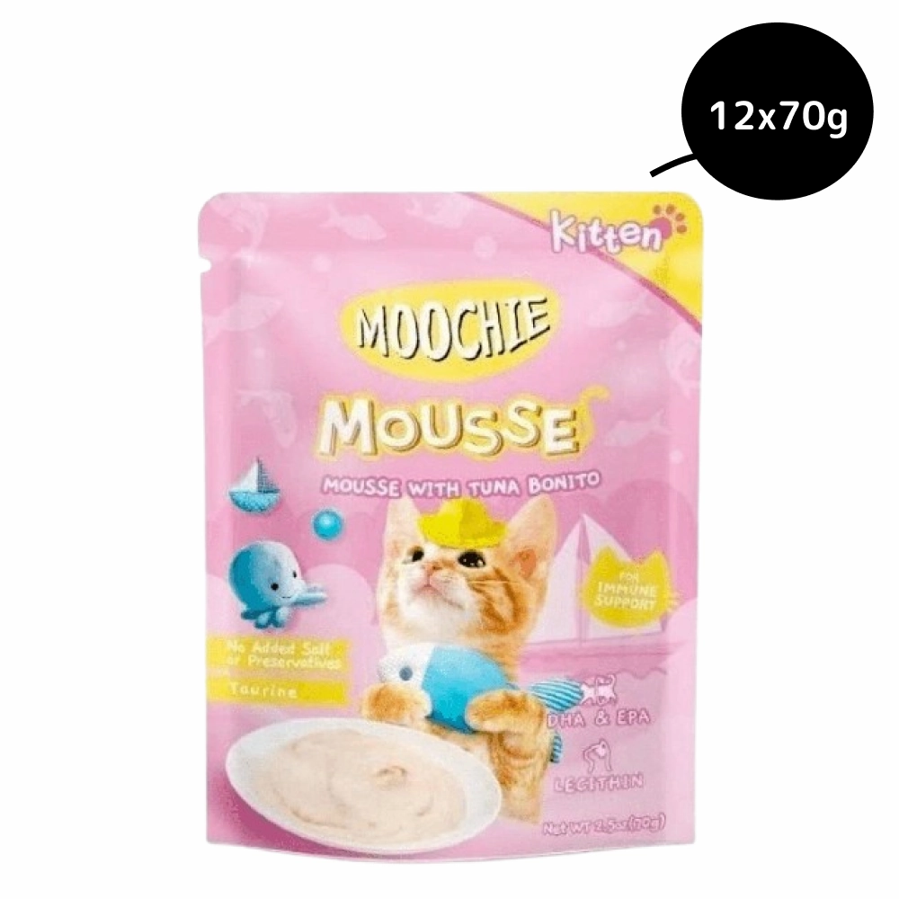Moochie Mousse with Tuna Bonito Cat Treats