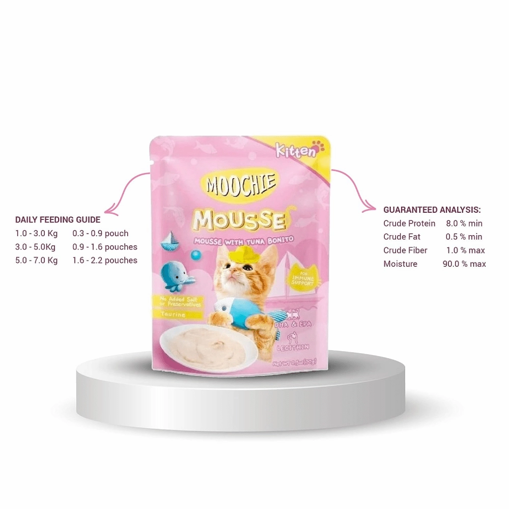 Moochie Mousse with Tuna Bonito Cat Treats