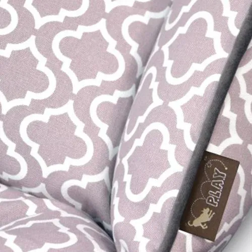 Moroccan Lounge Dog Bed Ash Grey