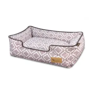 Moroccan Lounge Dog Bed Ash Grey