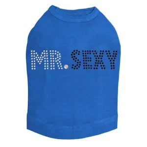Mr. Sexy Rhinestone Dog Tank