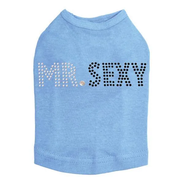 Mr. Sexy Rhinestone Dog Tank