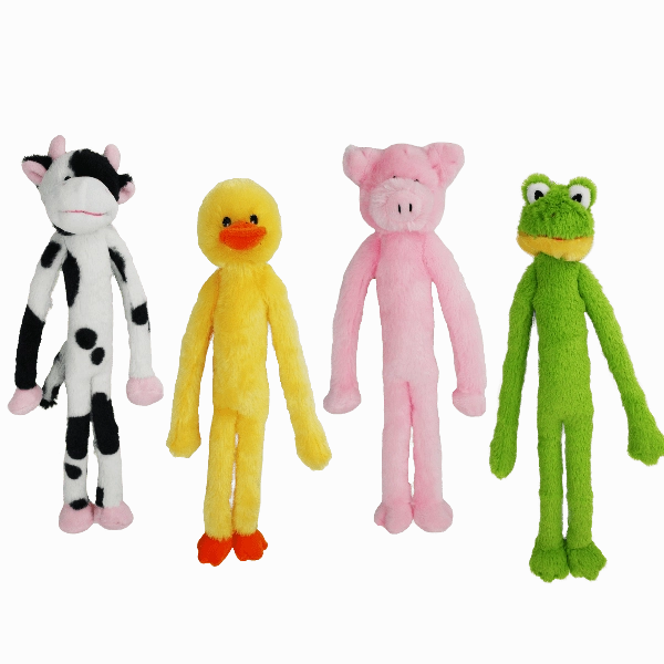 Multipet Mini Swingin Slevins Plush Dog Toy