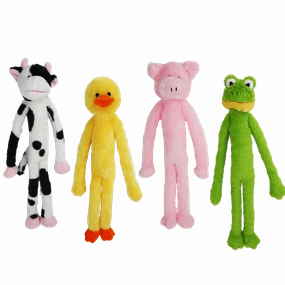 Multipet Mini Swingin Slevins Plush Dog Toy