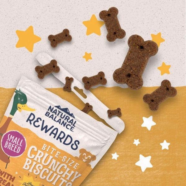 Natural Balance Crunchy Biscuits With Real Duck Small Breed Recipe, 8oz