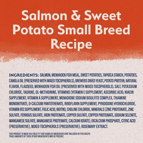 Natural Balance Limited Ingredient Salmon & Sweet Potato Small Breed Recipe Dry Dog Food