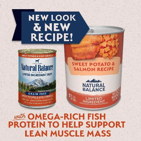 Natural Balance Limited Ingredient Sweet Potato & Salmon Recipe Canned Dog Food