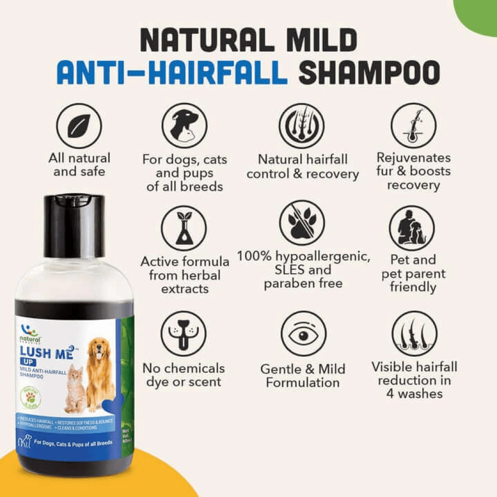 Natural Remedies Lush Me Up Shampoo, Digestive Bites Treats & Topicure Wound Healing Spray Dog Combo