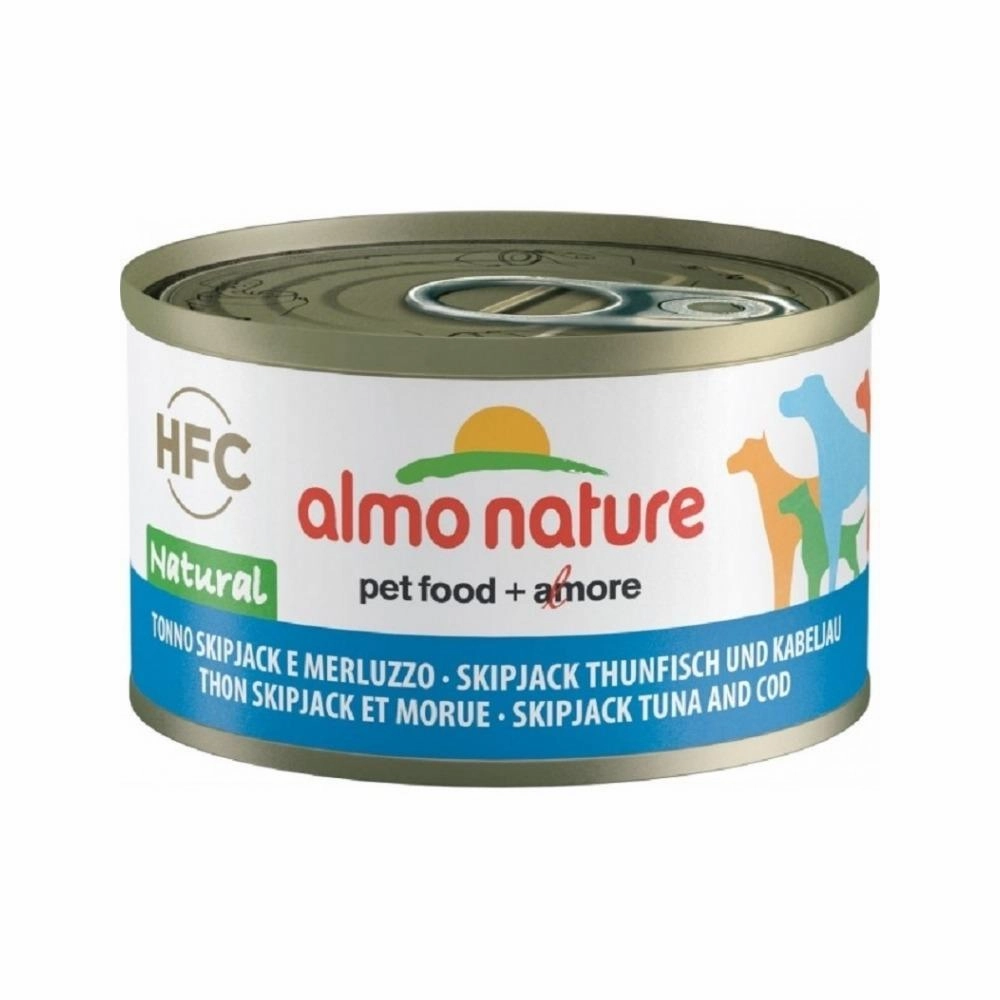 Natural Skipjack Tuna & Cod Dog Can