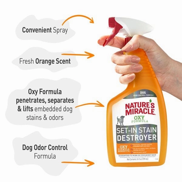Nature's Miracle Oxy Formula Set-in Stain Destroyer for Dogs