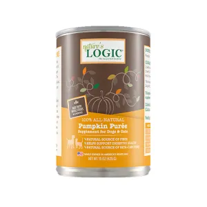 NATURE'S LOGIC Pumpkin Pure for Dogs & Cats