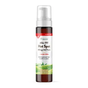 NaturVet Aller-911 Hot Spot Allergy Aid Foam for Dogs and Cats