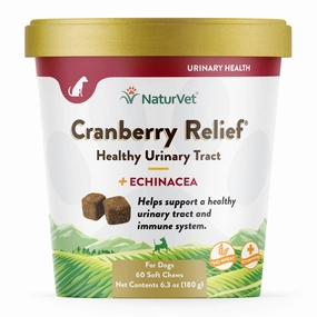 NaturVet Cranberry Relief Plus Echinacea Soft Chew for Dogs