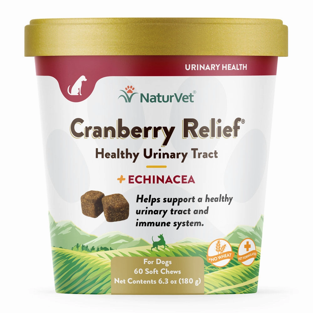 NaturVet Cranberry Relief Plus Echinacea Soft Chew for Dogs