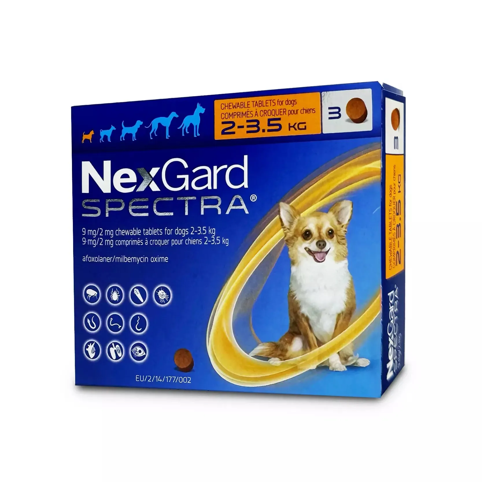 NexGard Spectra (Flea, Tick, Heartworm and Worm Prevention)