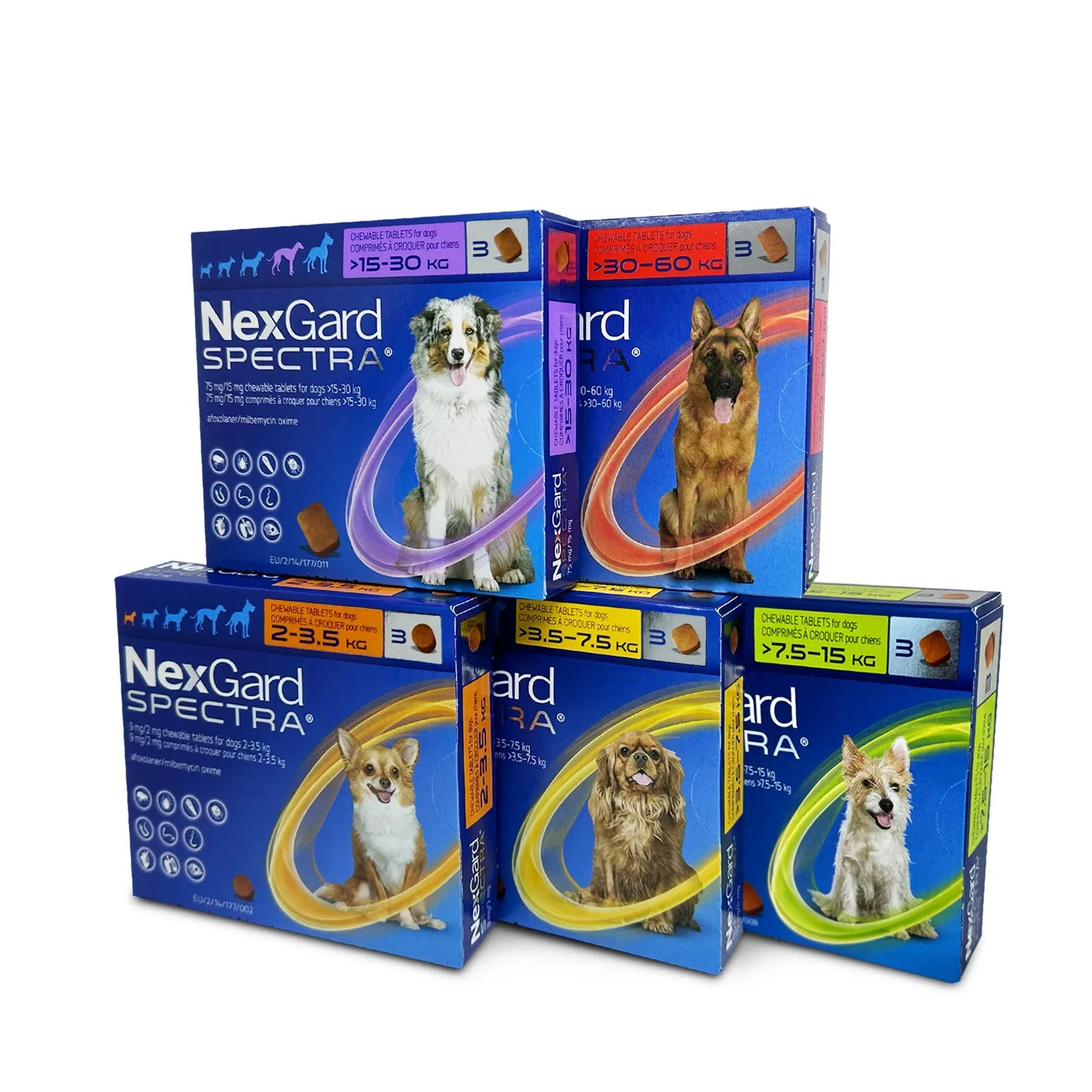NexGard Spectra (Flea, Tick, Heartworm and Worm Prevention)