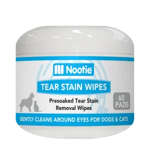 Nootie Tear Stain Wipes with Aloe Vera 60 ct
