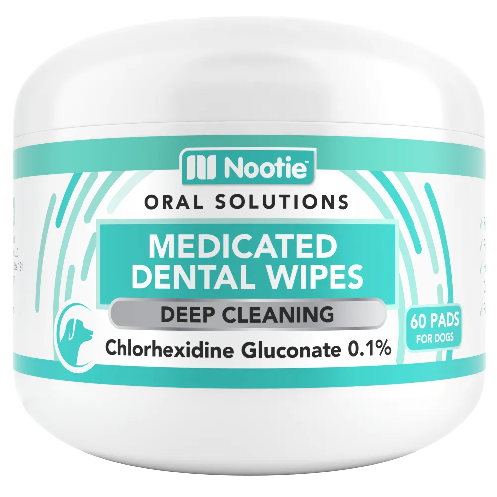 Nooties Antimicrobial Dental Wipes 60 ct.