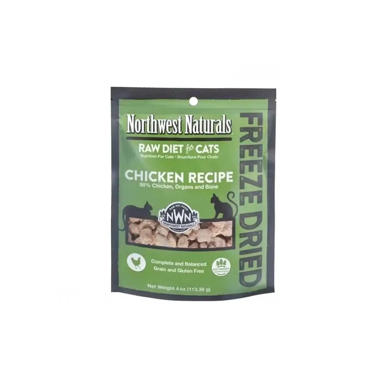 Northwest Naturals Freeze Dried Diets for Cats - Chicken Recipe