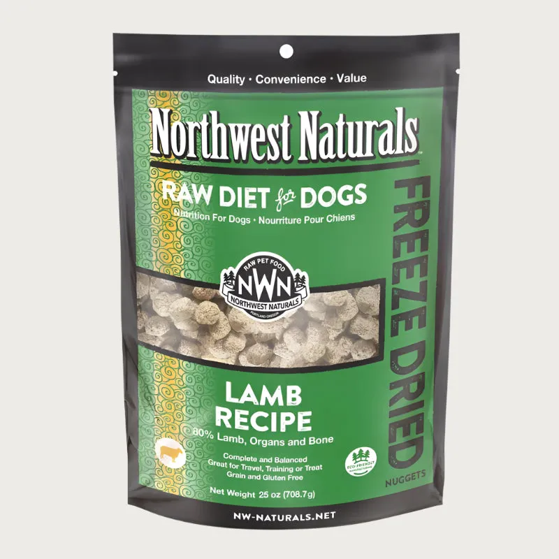 NORTHWEST NATURALS Freeze-Dried Raw Lamb Recipe for Dogs