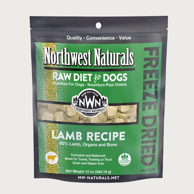 NORTHWEST NATURALS Freeze-Dried Raw Lamb Recipe for Dogs