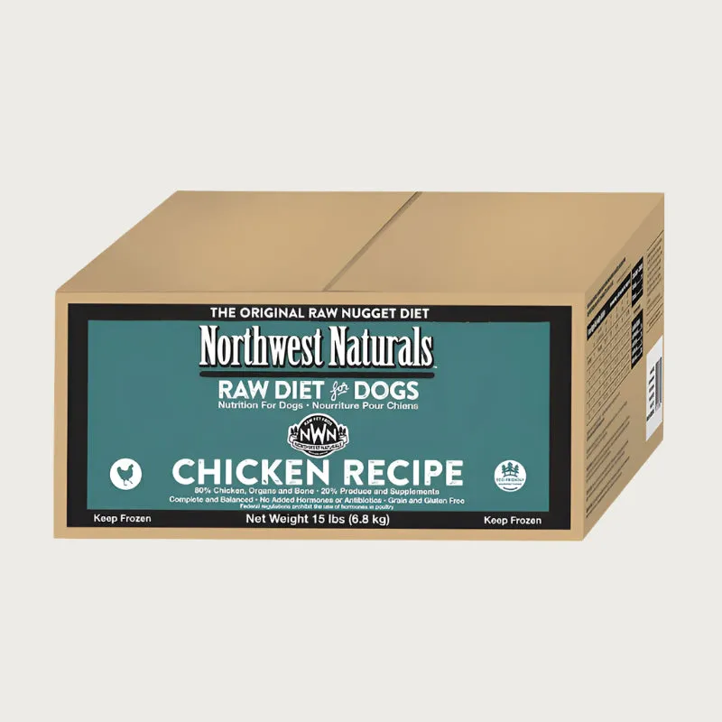 NORTHWEST NATURALS Frozen Raw Chicken Recipe for Dogs