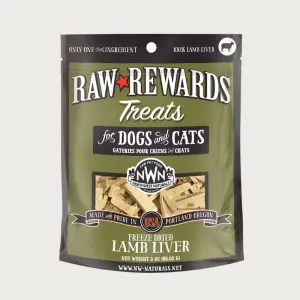 NORTHWEST NATURALS Raw Rewards Lamb Liver Treats for Dogs & Cats