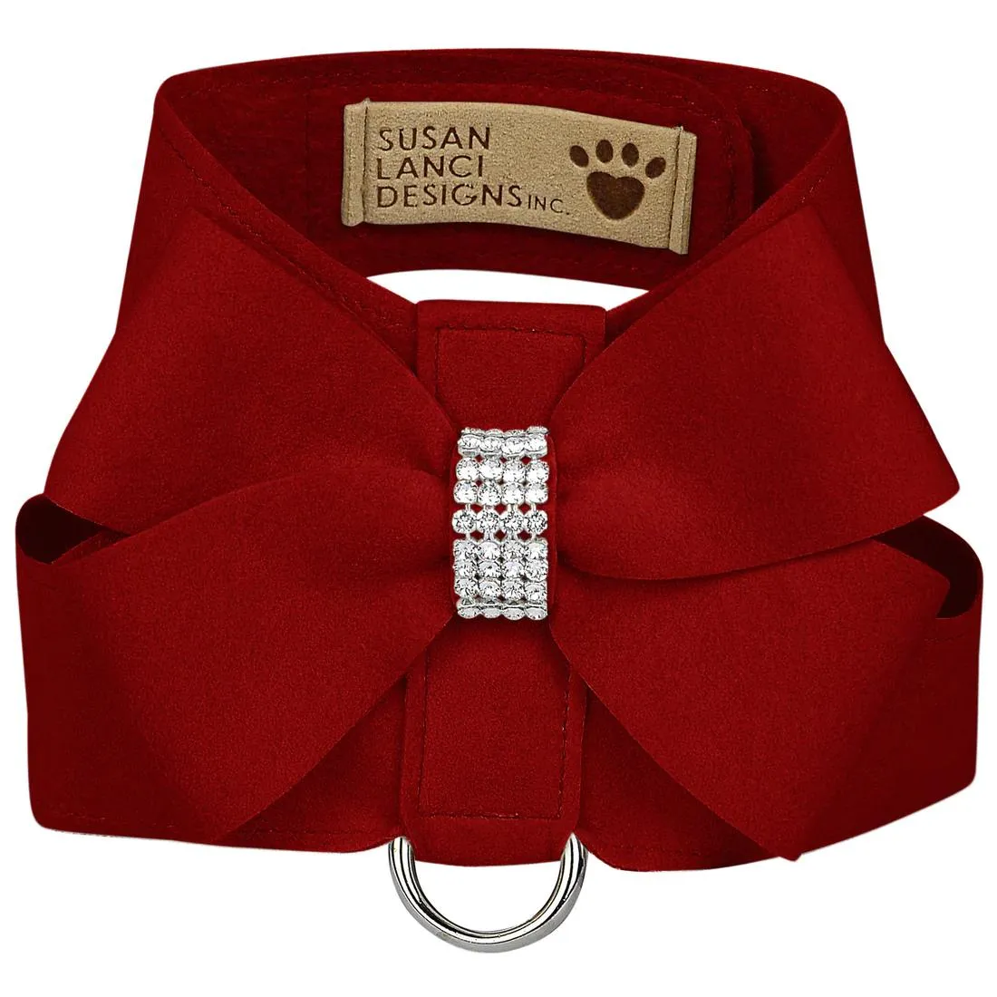 Nouveau Bow Tinkie Dog Harness Red