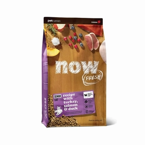 Now Fresh - Grain Free Senior Cat Food - Turkey, Salmon & Duck