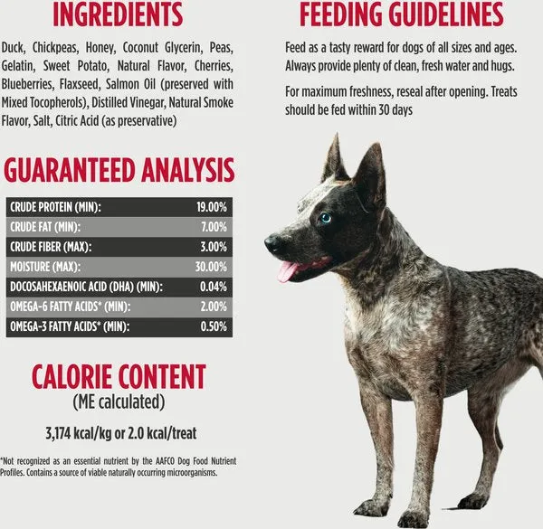 Nulo Freestyle Trainers Grain Free Duck Dog Treats