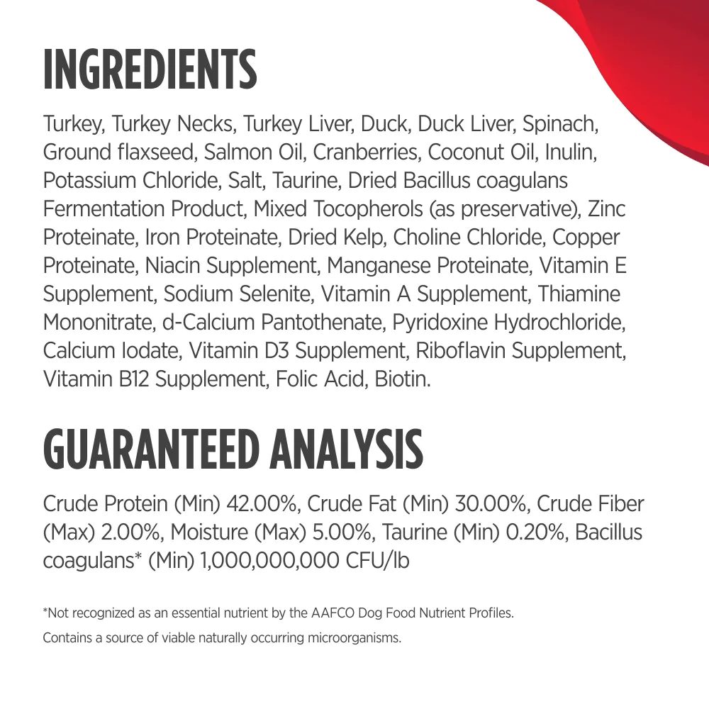 Nulo Freeze-Dried Raw Cat Food - Turkey & Duck Recipe