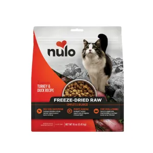 Nulo Freeze-Dried Raw Cat Food - Turkey & Duck Recipe