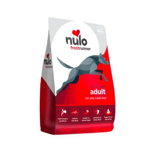 Nulo Frontrunner High-Meat Kibble for Adult Dogs - beef, barley & lamb recipe