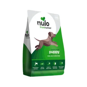 Nulo Frontrunner High-Meat Kibble for Puppies - chicken, oats & turkey recipe