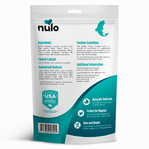 Nulo Freestyle Salmon Recipe Dog Training Treats