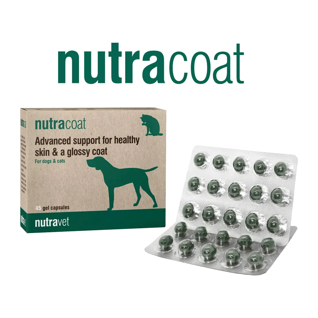 Nutracoat - Healthy Skin & Coat for Dogs & Cats 45 caps