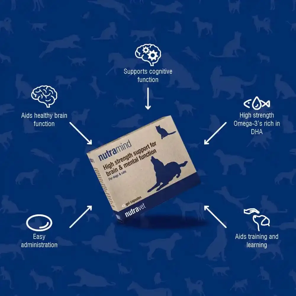 Nutramind (Brain Health Supplement for Dogs & Cats) 45 caps
