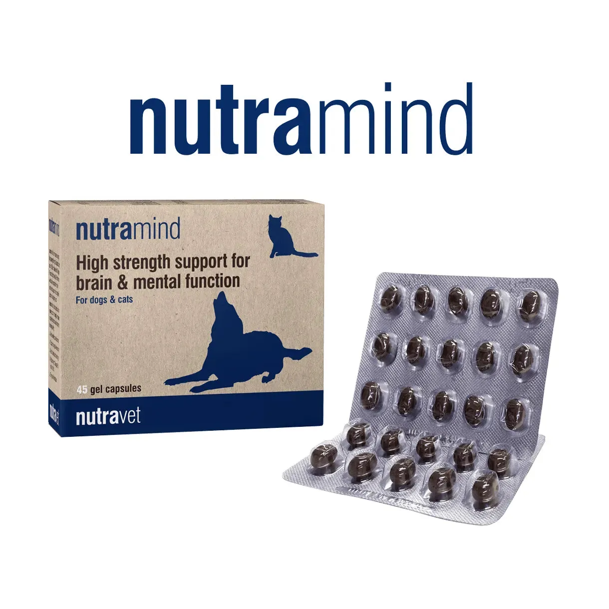 Nutramind (Brain Health Supplement for Dogs & Cats) 45 caps