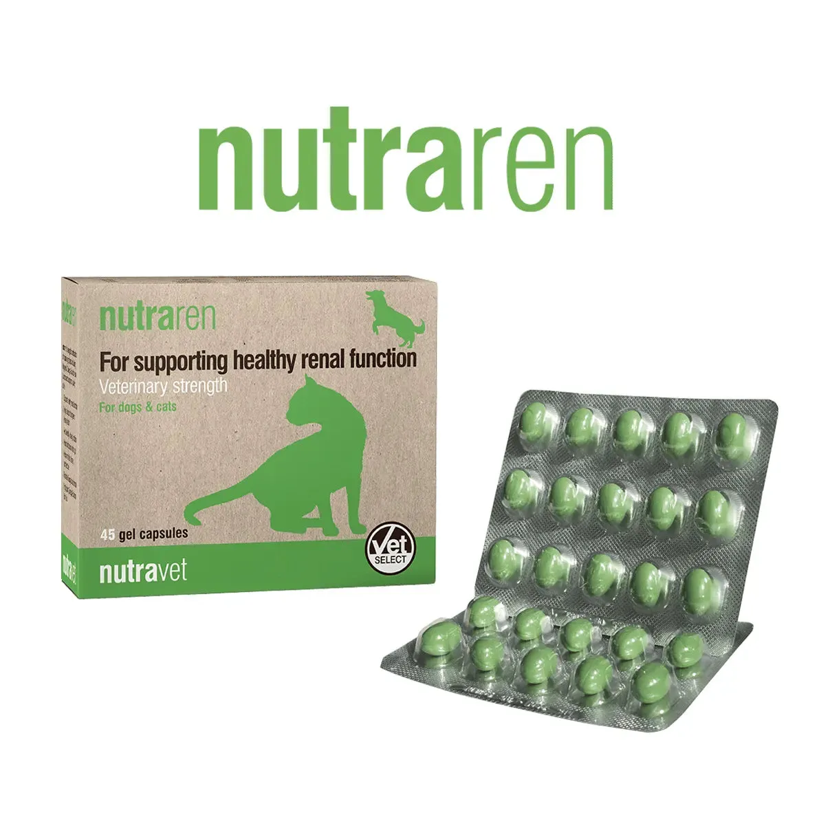 Nutraren (Kidney Supplement for Dogs & Cats) 45 caps