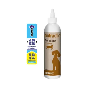 Nutravet- Nutraotic Ear Cleaner for Dogs & Cats 225ml