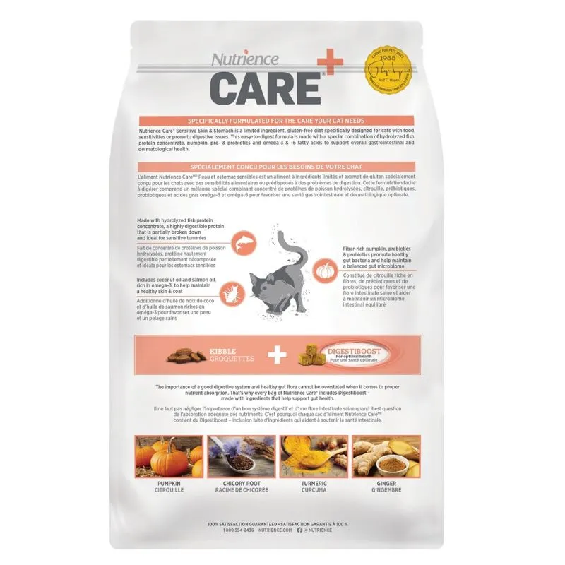 Nutrience Care - Sensitive Skin and Stomach Dry food For Cat