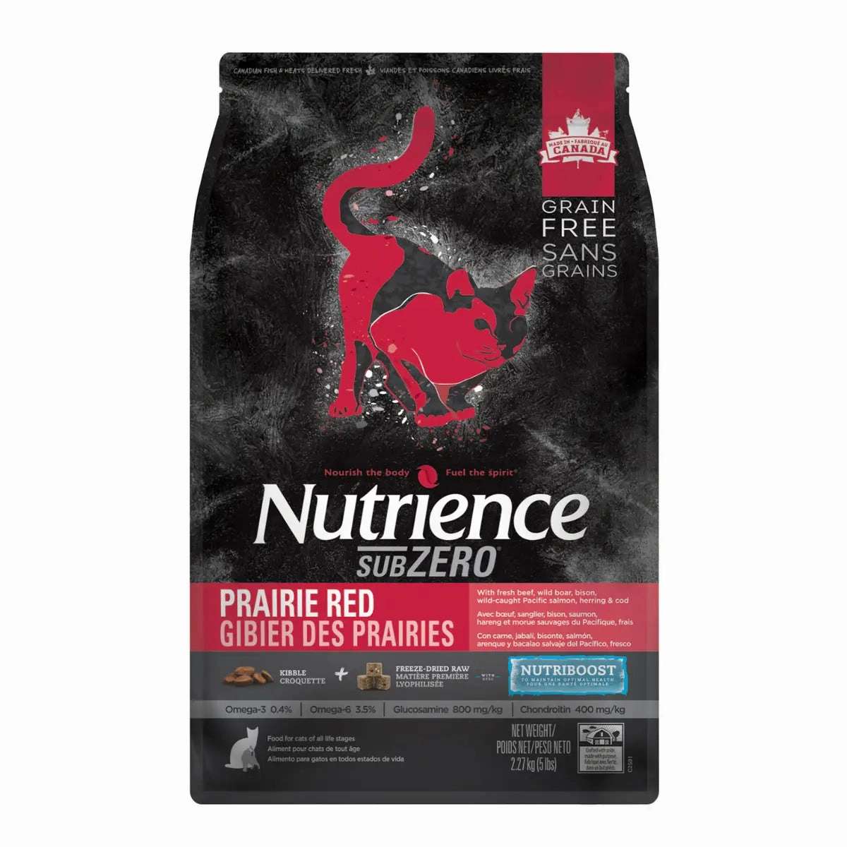 Nutrience - SubZero High Protein Cat Dry Food - Prairie Red Formula