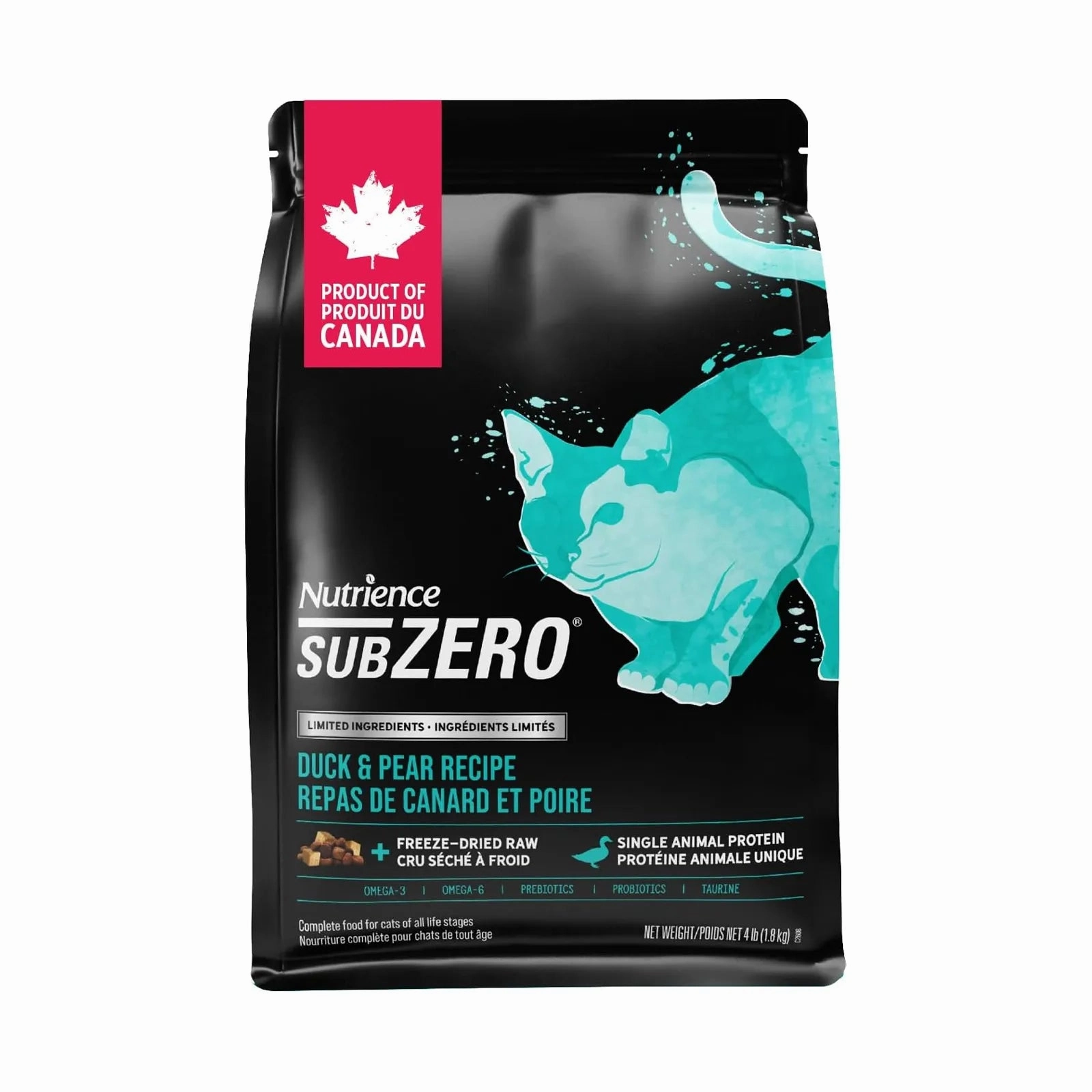 Nutrience - SubZero Limited Ingredients Cat Food - Duck & Pear Recipe