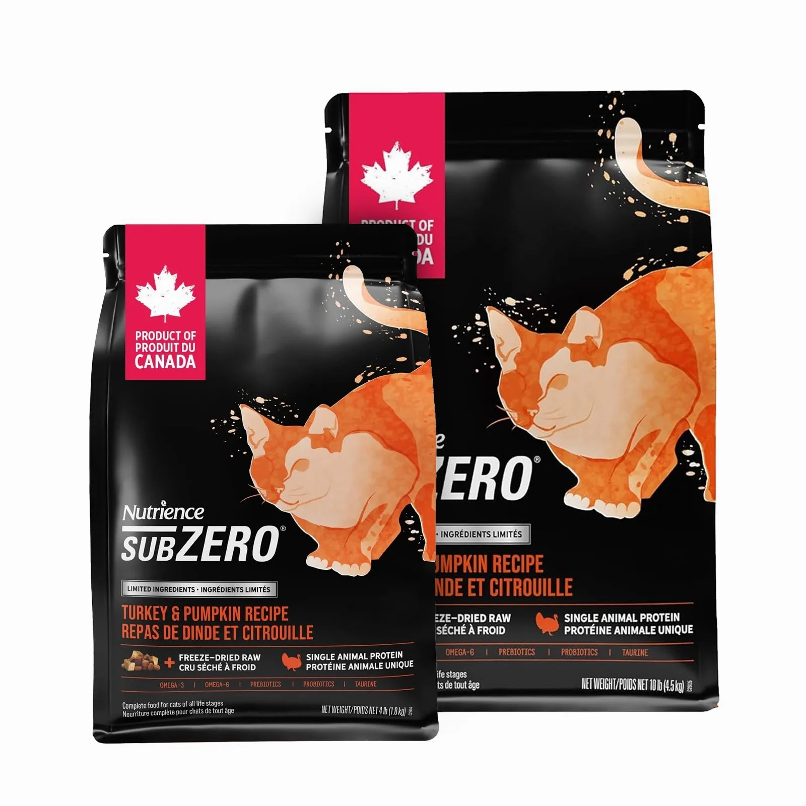 Nutrience - SubZero Limited Ingredients Cat Food - Turkey & Pumpkin Recipe
