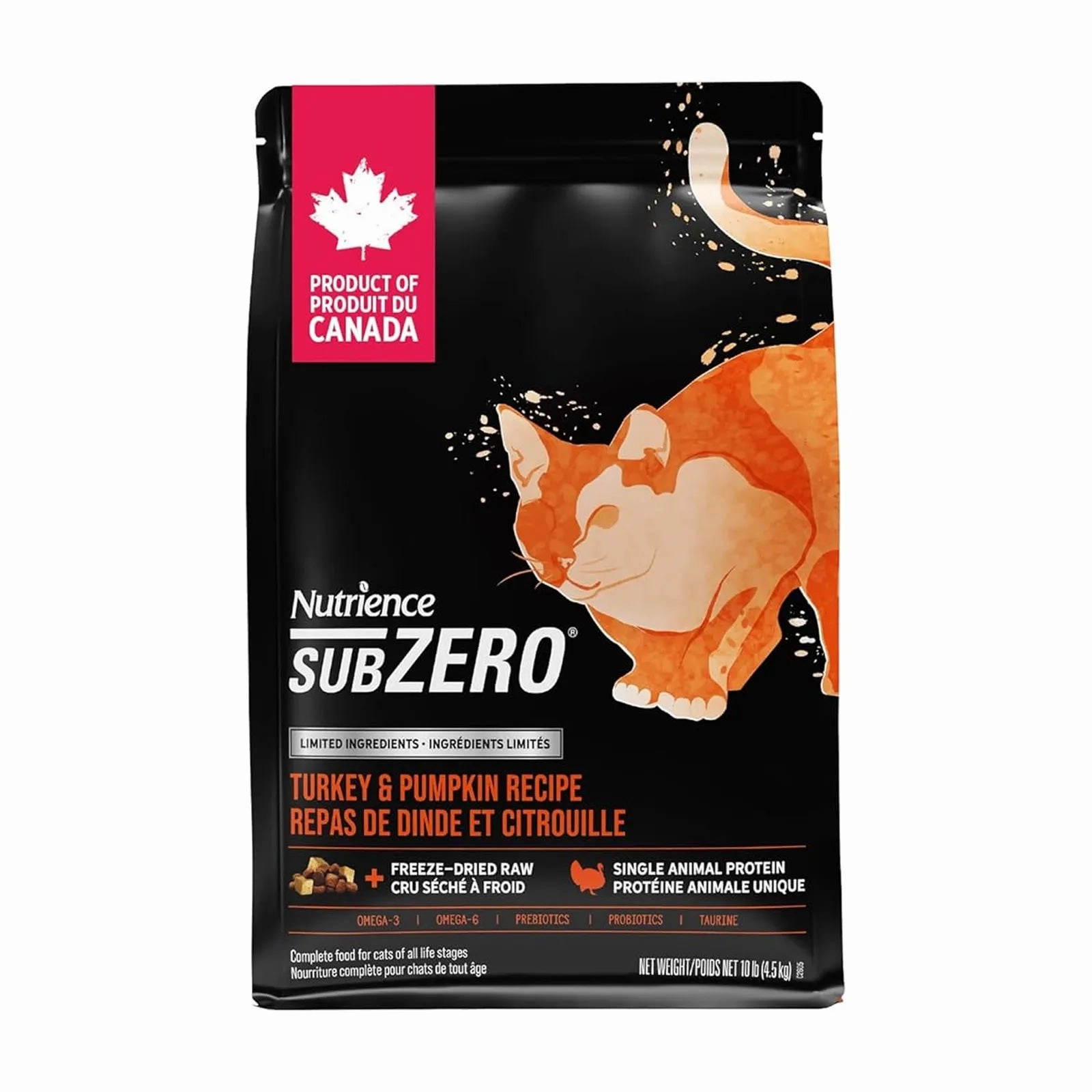 Nutrience - SubZero Limited Ingredients Cat Food - Turkey & Pumpkin Recipe