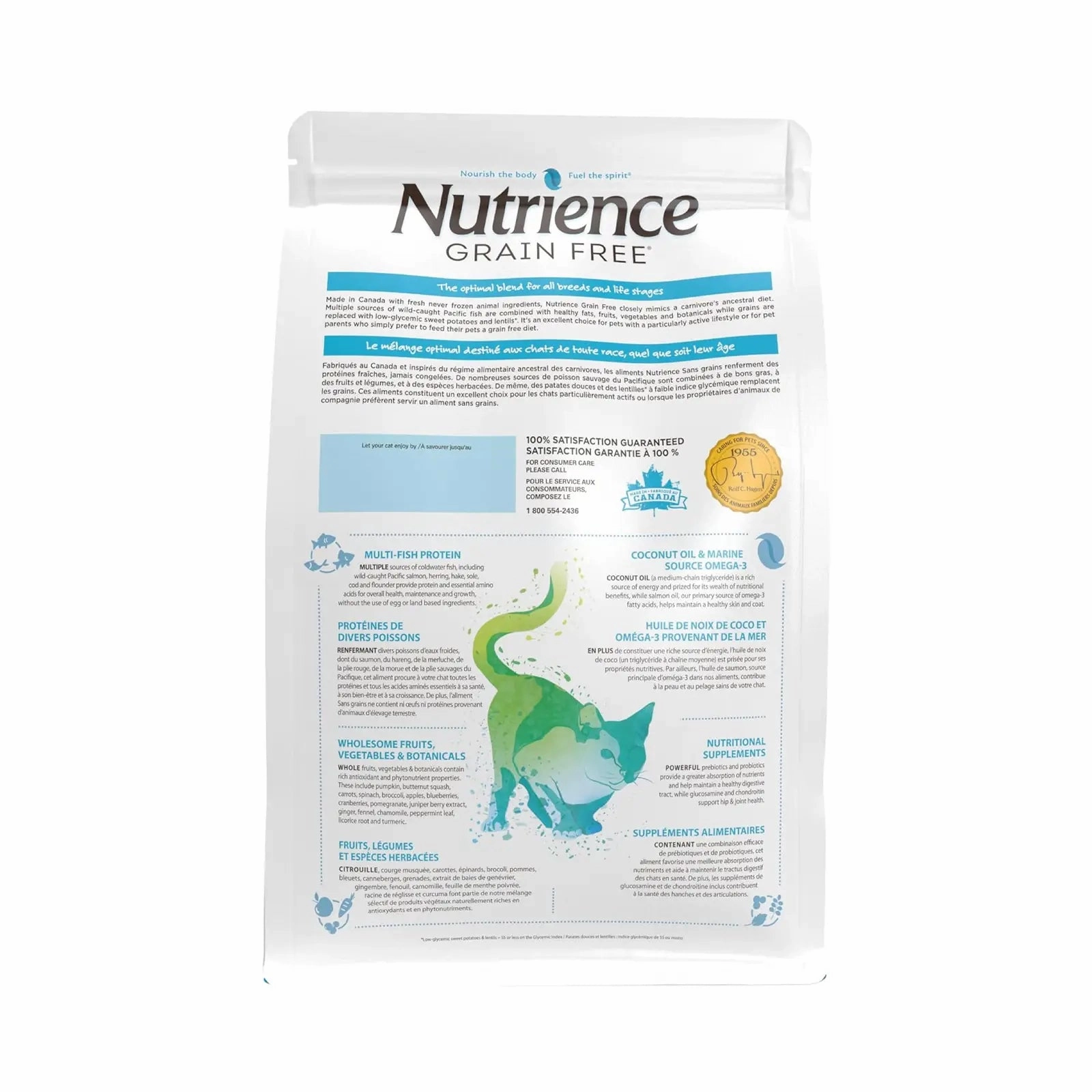 Nutrience Grain Free Cat Food - Ocean Fish