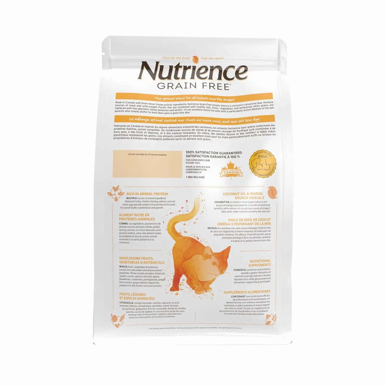 Nutrience Grain Free Cat Food - Turkey, Chicken & Herring Formula